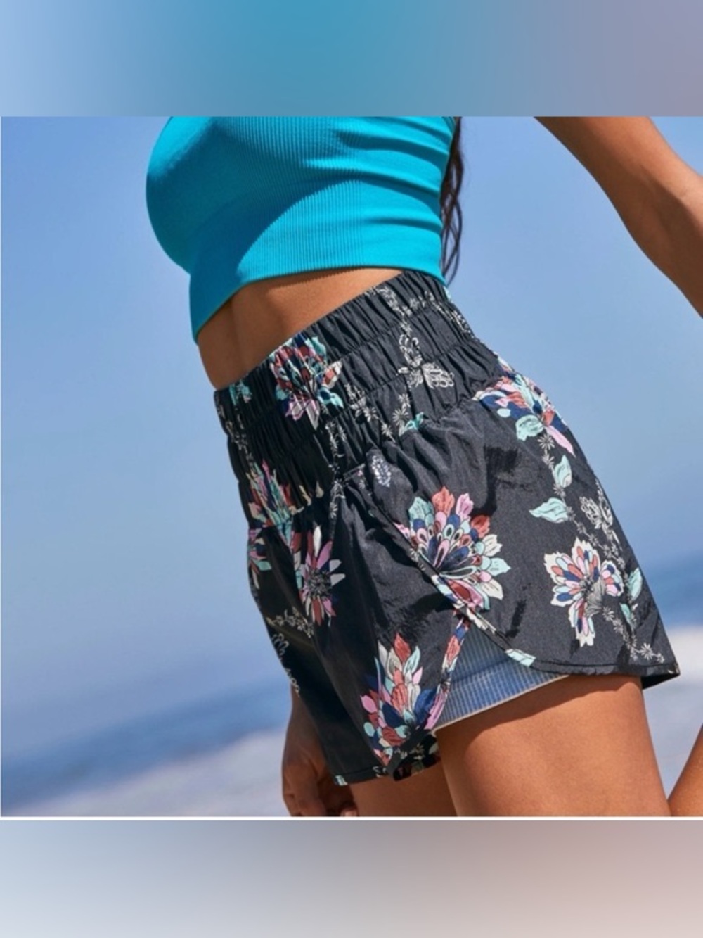 Free People Way Home Shorts in Floral Print